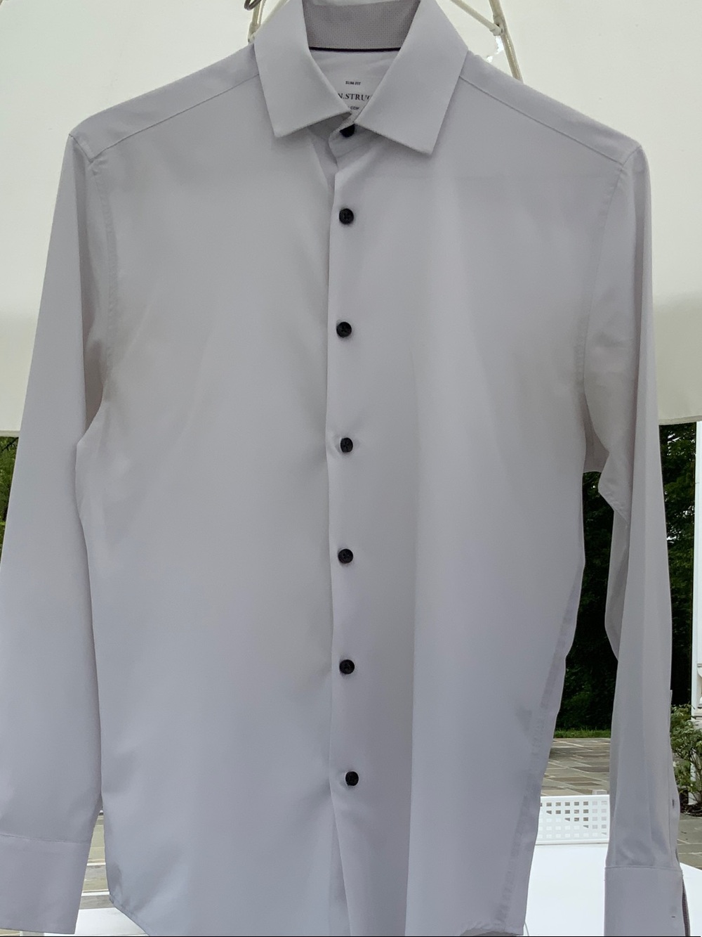 Construct dri-Fit Comfort Slim White Dress Shirt Small